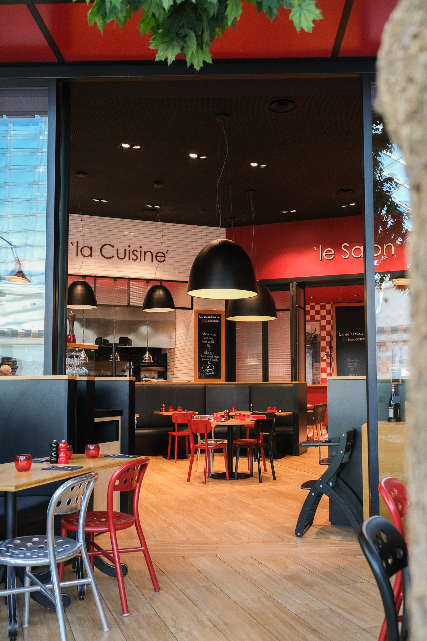 Intérieur restaurant Jo Le Boucher